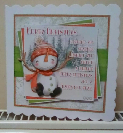 Happy Snowman Mini Kit by Benita Jenkinson