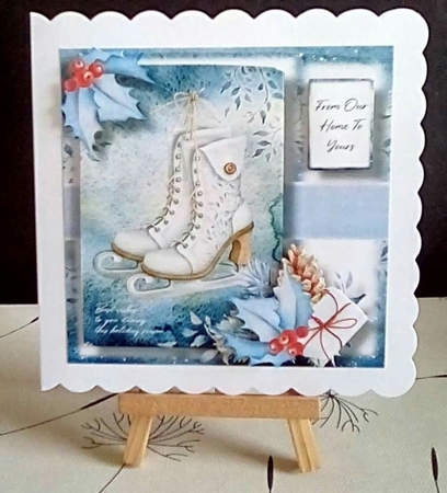 Beautiful Blue Ice Skates by Benita Jenkinson
