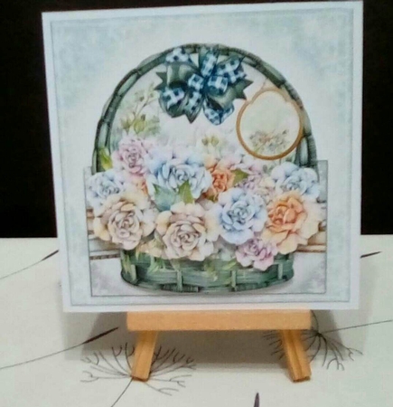 Watercolour Winter Bouquet Shaped Mini Page Kit by Benita Jenkinson