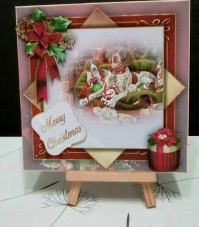 Christmas Dogs 3 Mini Kit #3  by Benita Jenkinson