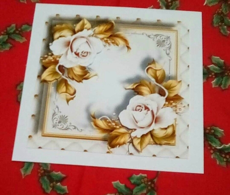 Antique Gold Royal Roses by Benita Jenkinson