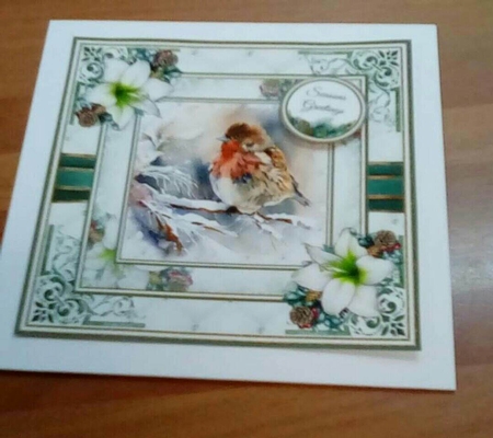 Christmas Finch Mini Page Kit by Benita Jenkinson