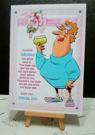 Jackie the older you get 8x8 & A5 mini kit by Benita Jenkinson