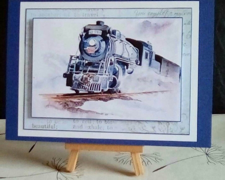 Male Various Train Card 2. With inserts and envelope JPEG and PDF by Benita Jenkinson