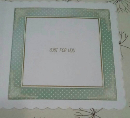 Birthday Soft Green 7x7ins Insert 1 to match cup1189223_719 by Benita Jenkinson