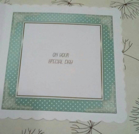 Birthday Soft Green 7x7ins Insert 3 to match cup1189223_719 by Benita Jenkinson