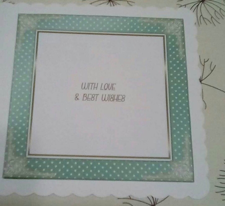 Birthday Soft Green 7x7ins Insert 4 to match cup1189223_719 by Benita Jenkinson