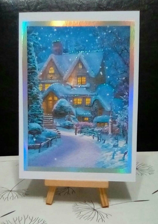  Grand House In The Snow by Benita Jenkinson
