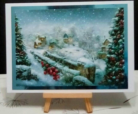  Snow and Holly by Benita Jenkinson