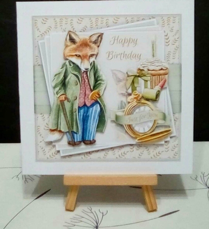 Birthday Fox Mini Kit by Benita Jenkinson