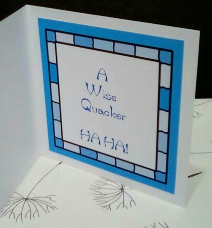 Duck Joke Card by Benita Jenkinson