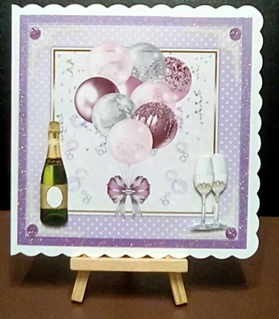 Balloons decoupage 10 x Toppers kit by Benita Jenkinson