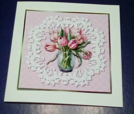 Pink Spring Tulips Mini Kit by Benita Jenkinson