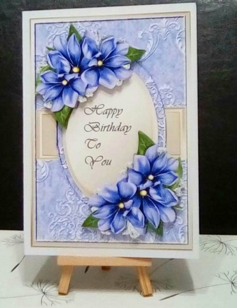 Purple Magnolia Blossoms A5 Mini Kit by Benita Jenkinson