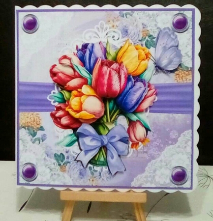 Floral Greetings...Tulips by Benita Jenkinson
