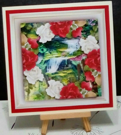 Wonderful Roses 7x7 by Benita Jenkinson