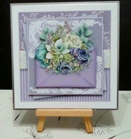 Lilac Envelope Bouquet by Benita Jenkinson