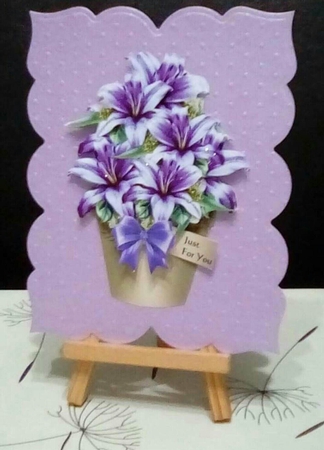 Topper Flowerpot Lilies Mini Kit by Benita Jenkinson