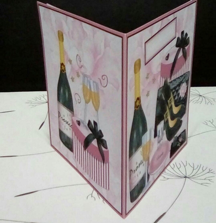 Ladies Prosecco Card by Benita Jenkinson