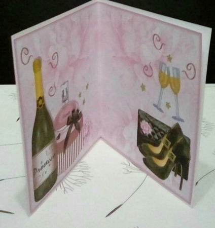 Ladies Prosecco Card by Benita Jenkinson