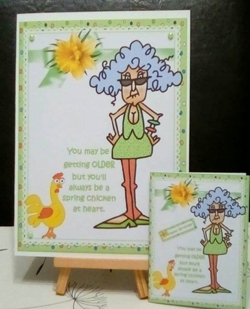 Stella age in chicken terms 7x7 & A5 mini kit by Benita Jenkinson