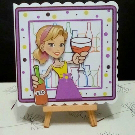 Maturing Nicely - Decoupage by Benita Jenkinson