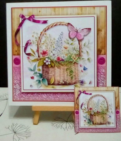 Flower Baskets & Butterflies Kit-4 by Benita Jenkinson