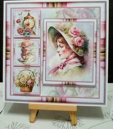 Vintage Rose Collage Mini Page Kit by Benita Jenkinson