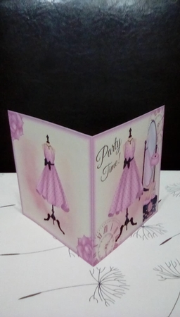 Party Time Dress Card by Benita Jenkinson