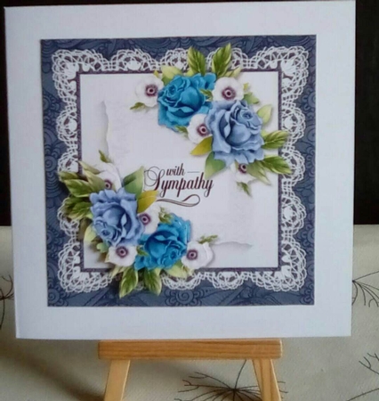 Sympathy Roses Mini Kit by Benita Jenkinson