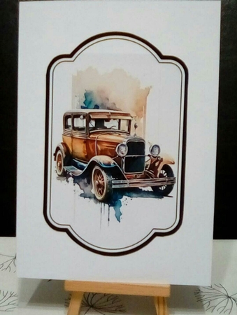 Vintage Cars Toppers by Benita Jenkinson