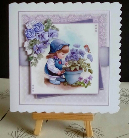 Planting Pansies by Benita Jenkinson