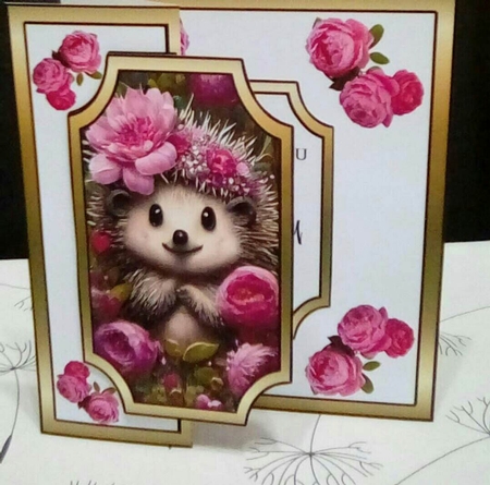 FB Cute hedgehog (Birthday) by Benita Jenkinson