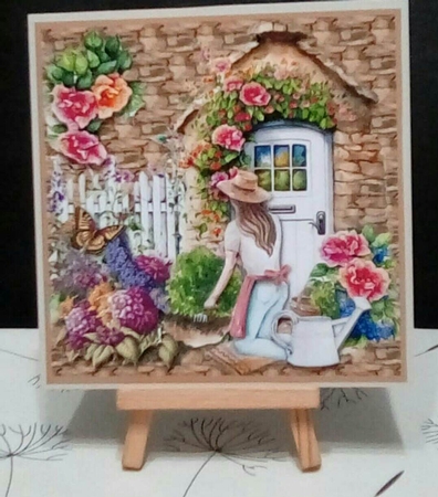 tending the garden 2 by Benita Jenkinson