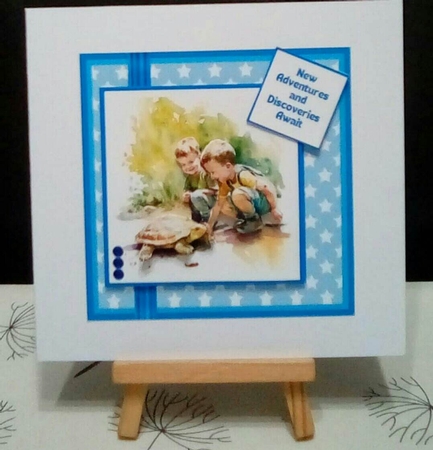 Boys will be Boys Bumper Collection - Makes 5 Cards (7x7 inch square card kits) by Benita Jenkinson