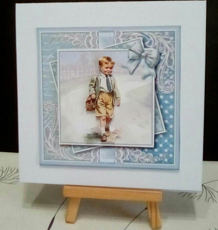 Just a boy on his walk KIT-ONE by Benita Jenkinson