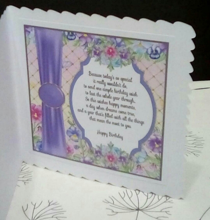 3 Pansy bird card fronts/toppers 1 by Benita Jenkinson