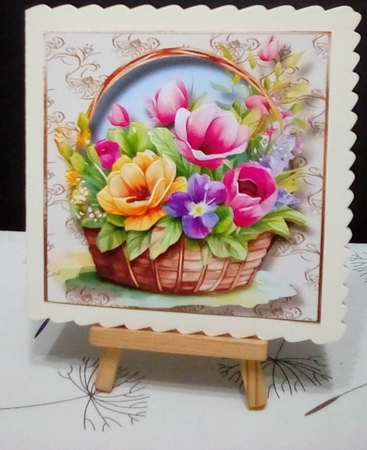 Beautiful Flower Basket 1 by Benita Jenkinson