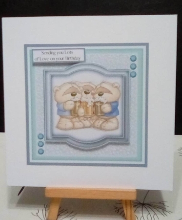 Having a Beary Good Time (7x7 inch square card kit) by Benita Jenkinson