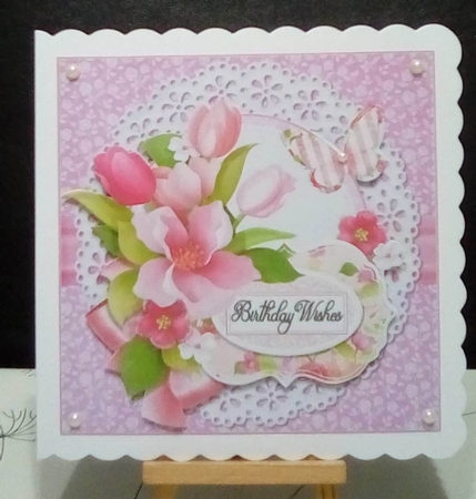 7x7 Spring birthday or Easter wishes mini kit by Benita Jenkinson