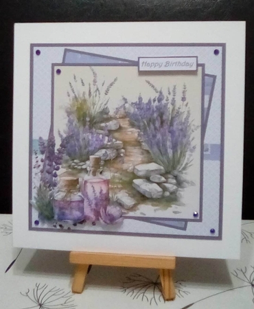 Lavender spa 7x7 by Benita Jenkinson