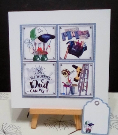 7x7 no worries dad can fix it mini kit by Benita Jenkinson