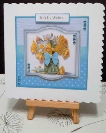 A Host of Golden Daffodils (7x7 inch square card kit) by Benita Jenkinson