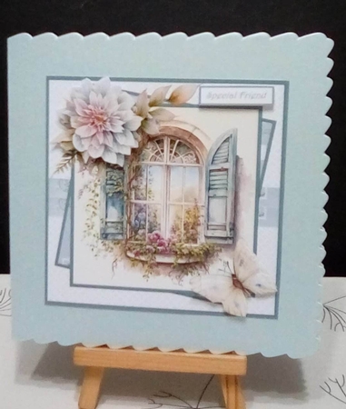 Window with a view 7x7 by Benita Jenkinson