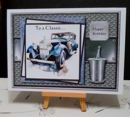 To a Classic Male Card A5 Mini Kit Number 2 by Benita Jenkinson