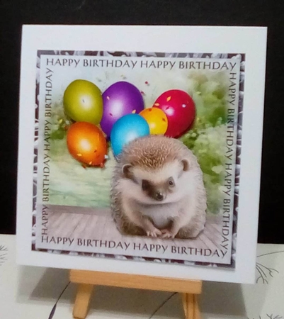 Birthday Hedgehog Mini Kit by Benita Jenkinson