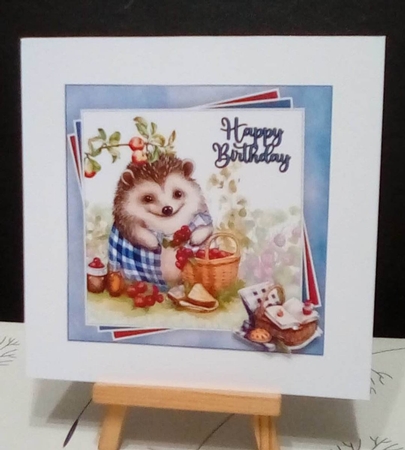 Hedgehogs Picnic Mini Kit #1    by Benita Jenkinson