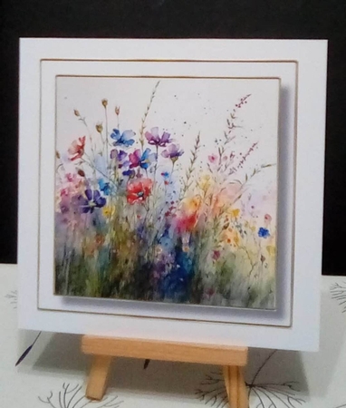 Simple Wildflower Field 3 by Benita Jenkinson