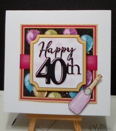 Birthday Ages Card Topper Kit by Benita Jenkinson
