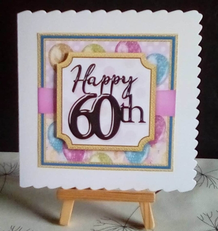 Birthday Ages Cardfront Topper Kit 3 by Benita Jenkinson